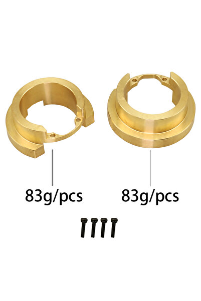 Choice 11 1/10 RC Crawler TRX-4 Brass Heavy Duty Counter Weight Set Portal Dr...