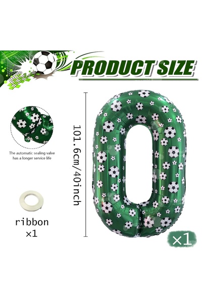 Choice4 Other 0 40inch football print digital balloon football print birthday...