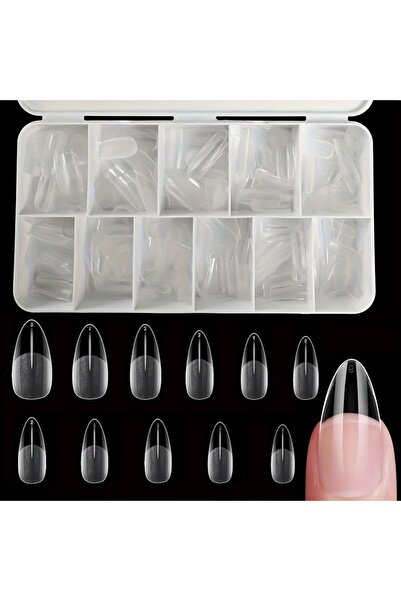 Choice3 550PCS Almonds New Soft Gel Fake Nails Tips - 550 pieces per box. All...