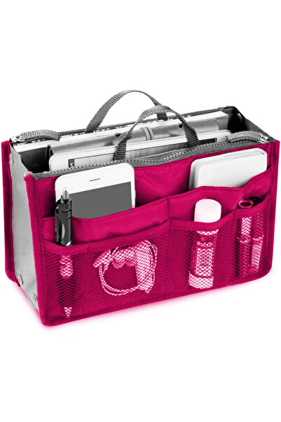 Choice Rose Women Cosmetic Organizer Bag Nylon Travel Insert Organizer Handba...