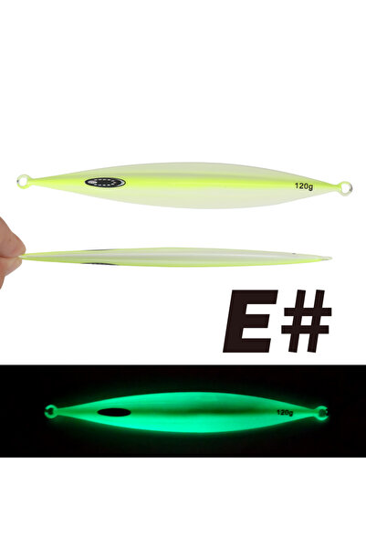 Choice 150g COLOR E TOLU NEW Slow Sinking Metal Jig 120g 150g 200g 250g 300g ...
