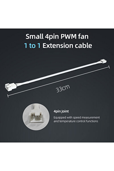 Choice4 1 to 1 TEUCER 4-Pin Splitter Cable 4 Pin 1 to 3 Way PWM Fan Splitter ...
