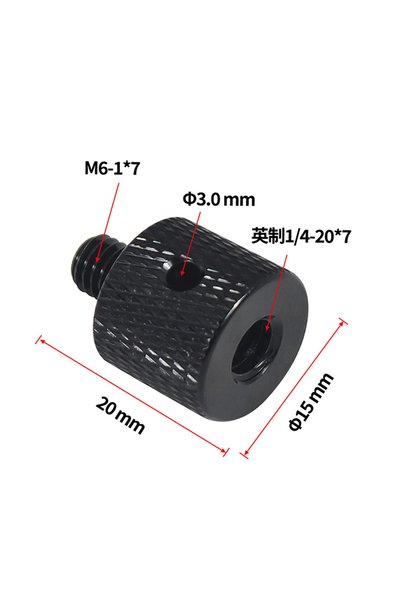 Choice M6 M to 14 F Reinforce Camera Conversion Screw Adapter 1/4 to 3/8 M4 M...