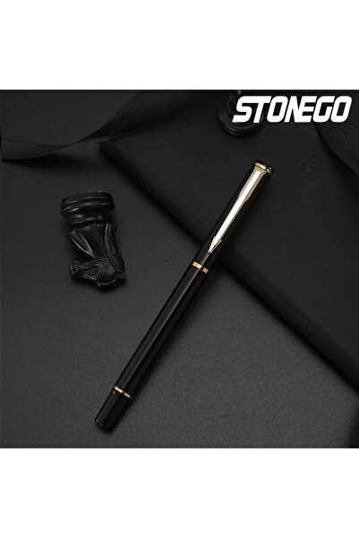 Choice13 Style B Black STONEGO Classic Metal Signature Pen, Retractable Rolle...