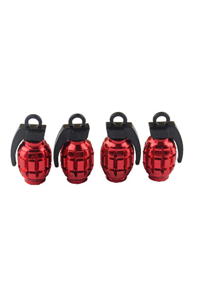 Choice5 4pcs 4pcs Car Tire Valve Cap Aluminum Grenade Tyre Valve Stems Cover ...