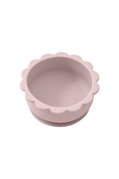 Choice4 dasty lilac 1PC Baby Silicone Bowl Cute Cartoon Lion Shape Baby Table...
