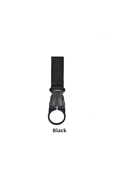 Choice Black No buckle PortableWebbing Buckle Hook Water Bottle Holder Clip O...