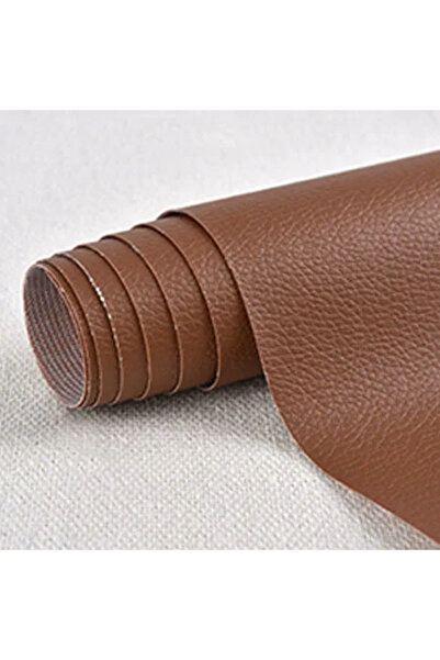 Choice 50x137cm Chocolate Self-Adhesive DIY Self Adhesive PU Leather Repair P...