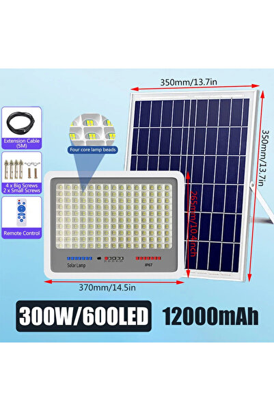 Choice1 600LED Supper Bright 600LED Solar Lamp Outdoor Garden Solar Led Light...