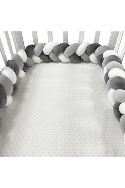 Choice 1M Baby Crib Protector Bed Braid Knot Cushion for Infant Kids 3 Shares...