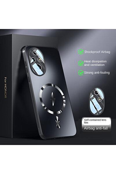 Choice for Honor 200 Pro Black New Magnetic Heat Dissipation Adsorption Matte...