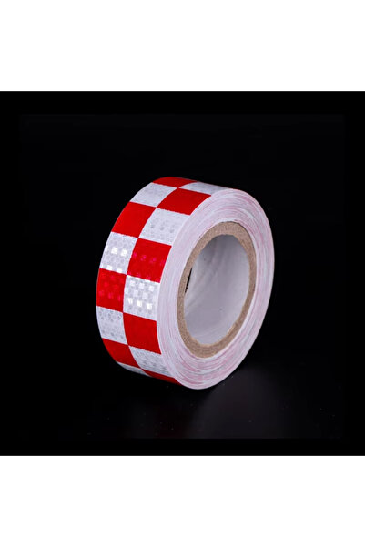 Choice red white 1Pc 3Meter Car Reflective Tape Auto Safety Warning Sticker R...