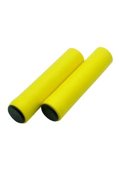 Choice 03 yellow 1 pair bicycle grips super light silicone non-slip shock abs...