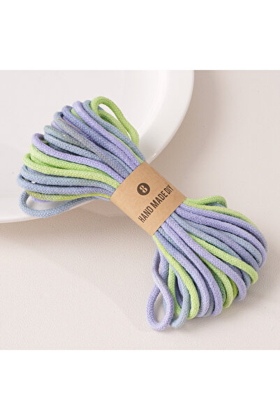 Choice7 4mm 10m Style8 4mm 10m Colored Gradient Cotton Cord - For Bag Garment...
