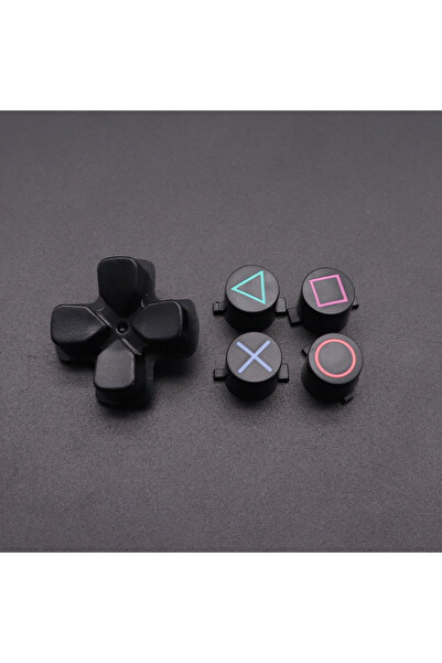 Choice4 Black 5 in 1 1PCS For PS4 Gamepad ABXY Function Button Key Buttons Ki...