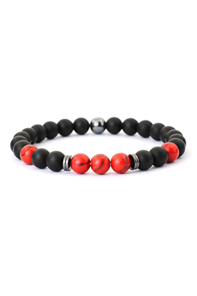 Choice redhowlite Noter Handmade Mens Bracelet 8mm Onyx Tiger Eyes Stone Bead...