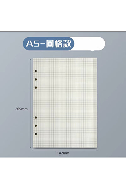 Choice A5 grid 45 Sheets A5 A6 A7 Loose Leaf Notebook Refill Spiral Binder In...
