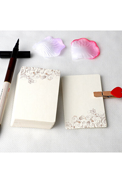 Choice 20Pcs K 20/40Pcs Blank DIY Card Chinese Style Paper Small Card Word Fl...