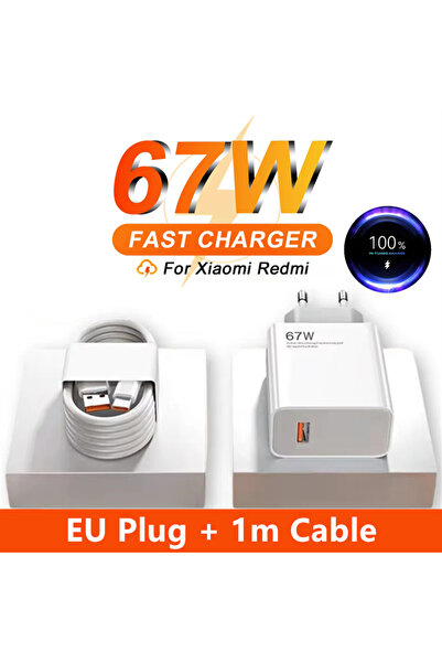 Choice EU Plug - 1m Cable 6A 67W Ultra Fast Charger For 11 12 Lite 13T 14T Re...