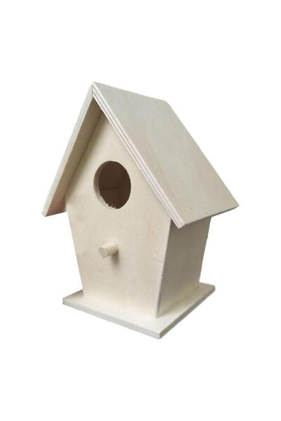 Choice1 1PC 1/2/3PCS Wooden Mini Bird Cage Outdoor Hanging Birdhouse Box Gard...