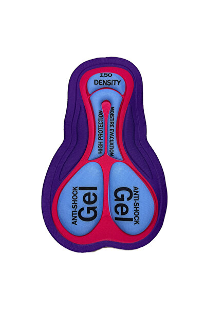 Choice1 PURPLE (WOMEN) Women Cycling Gel Pad 9D Shockproof Pink Cushioned Pad...