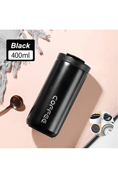 Choice 400ml Black-1PCS 400ml Stainless Steel Thermal Coffee Mug 304 Thermos ...