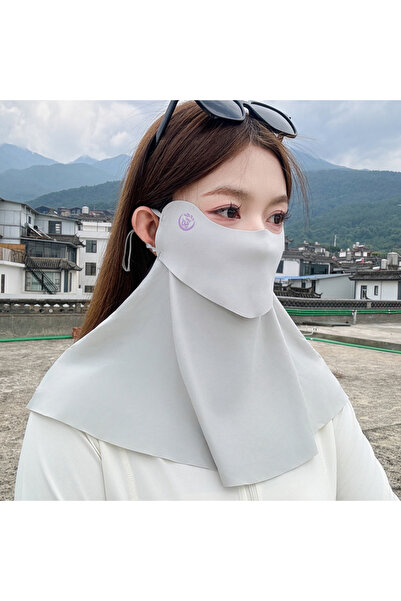 Choice3 light gray Drinking Water, Neck Protection, Sun Protection, Ice Silk ...