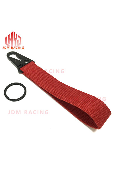 choice2 red webbing Hot Strong Webbing Key Keychain Car Wrist Strap Key Holde...