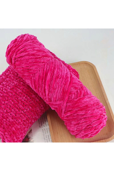 Choice rose 95g Chenille Soft Velvet Yarn Blended Knitting Wool Crochet Handm...