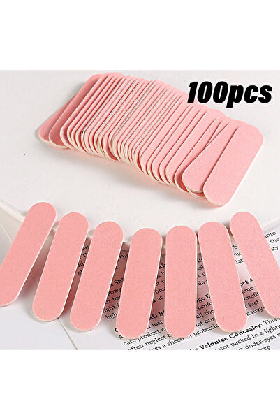 Choice5 100pcs-pink Double Side Nail Files Mini Wood Sanding Buffer Block Set...