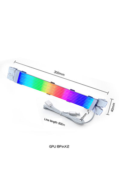 Choice GPU 8PinX2 PSU Extension Cable RGB Strimer Plus Not Lian Li ATX 24Pin ...