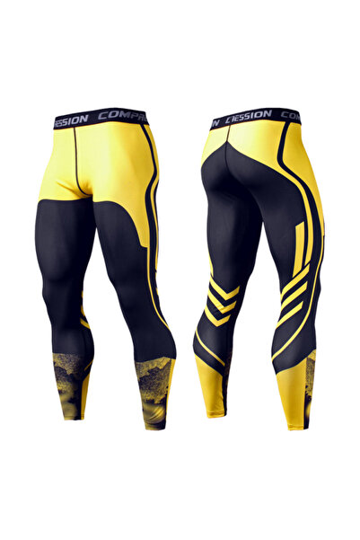 Choice XL(70-80kg) KC175 Men's Running Leggings Sportswear Quick Dry Gym Fitn...