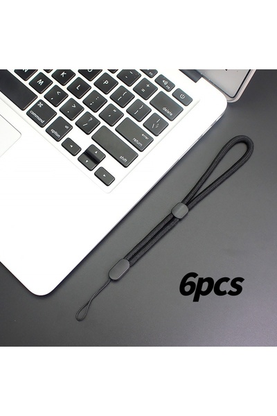 Choice Nylon fiber 6pcs-Black Phone Lanyard Adjustable Universal Hand Wrist S...