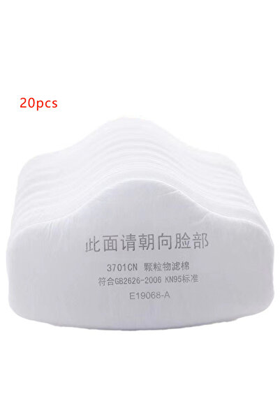 Choice3 20PCS 3701 Filters 3701 Particle Cotton Filter For 3M 3200/HF52 Gas r...