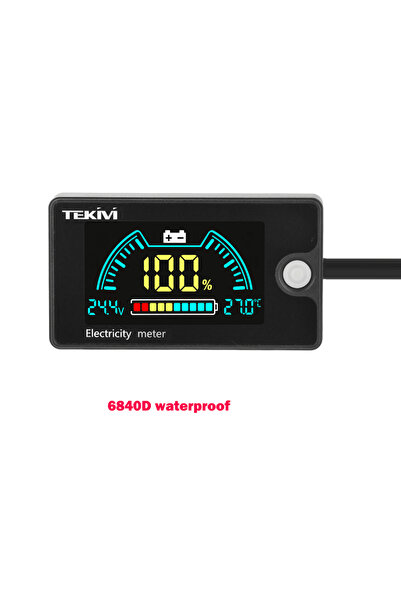 choice2 6840D waterproof DC 8-100V LCD Digital Voltage Power Meter Ternary/Li...