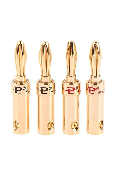 choice2 mixed-4pcs Banana Plug 4mm Alloy Gilding Banana Plugs for Speaker Cab...