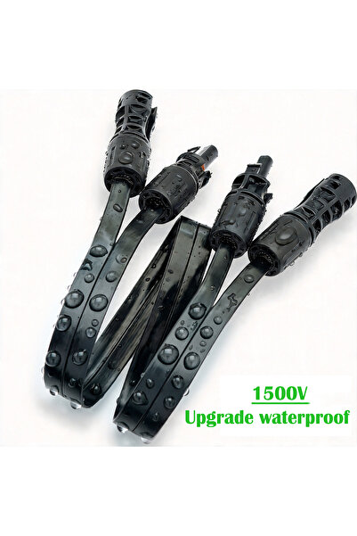 Choice13 كابل JMUYTOP طويل 1500 فولت 0.5 متر 12AWG MC-4 مسطح للنوافذ، مناسب ل...