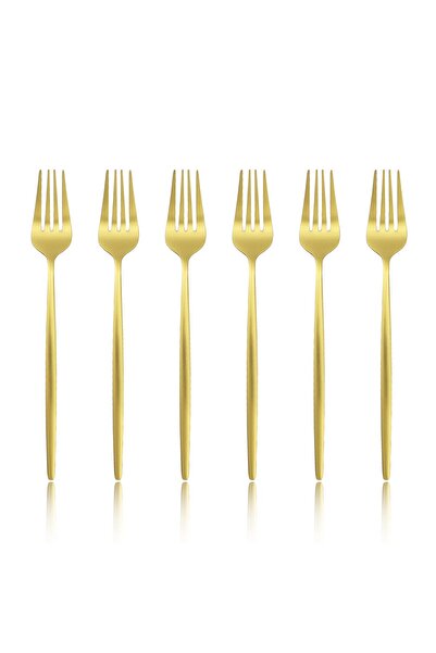 Choice 6pcs Gold Silvere/Golden Stain Flatware Modern 6 Pcs Stainless Steel D...