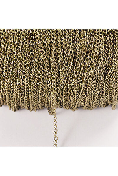 Choice22 2.5MM Antique Bronze 2 Meter Flat 2.5/3.5/4.5mm Extension Thin Chain...