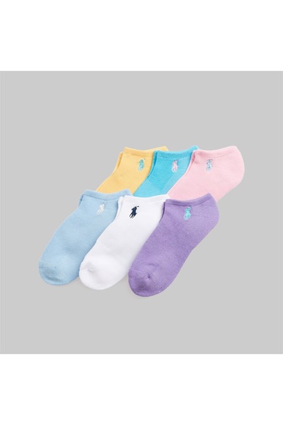 Polo Ralph Lauren Κοντές κάλτσες αστραγάλου (Σετ 6 τεμαχίων) Ενιαίο μέγεθος