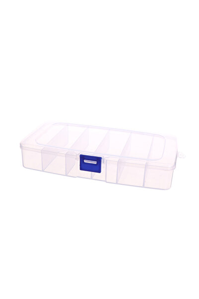 Choice blue-193x102x35mm 5/6-grid Portable Plastic Hair Clips Jewelry Storage...