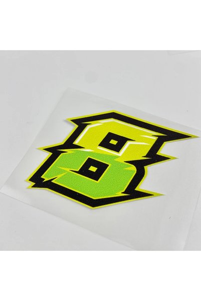 Choice1 Height 5CM CH-LSZ-8-G 1PC Number 012345678910 Motorcycle Stickers Mot...