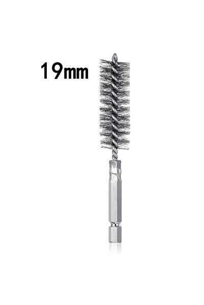 Choice3 19mm 1pc Wire Brush Drill Bore Cleaning Brush 1/4 " Hexagonal Handle ...