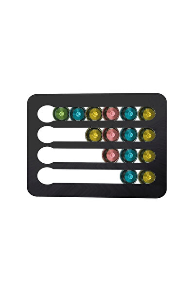 Choice1 Black 24PCS Nespresso Coffee Capsule Holder Stand Rotary Coffee Pod T...
