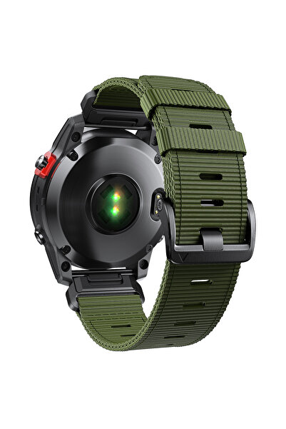 Choice7 QuickFit 22mm Camouflage Green 26mm 22mm Nylon Quick Fit Strap for Fe...