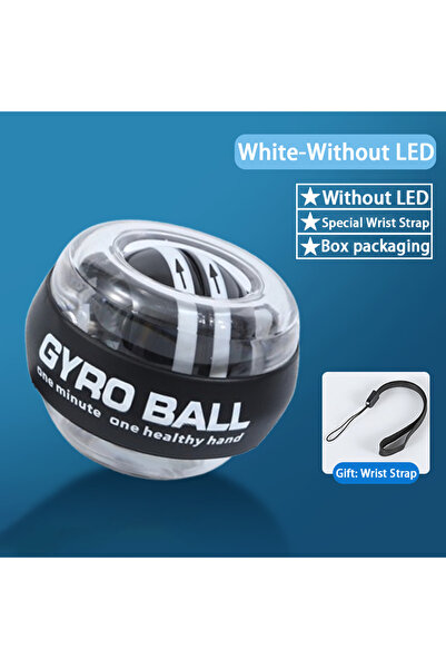 Choice White-No LED Self-Starting Wrist Ball-Lightweight Portable Silent Stre...