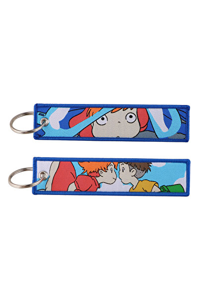 Choice14 Bandai 13 Manga Embroidered Keychains Key Fobs Key Tags Cute Cartoon...