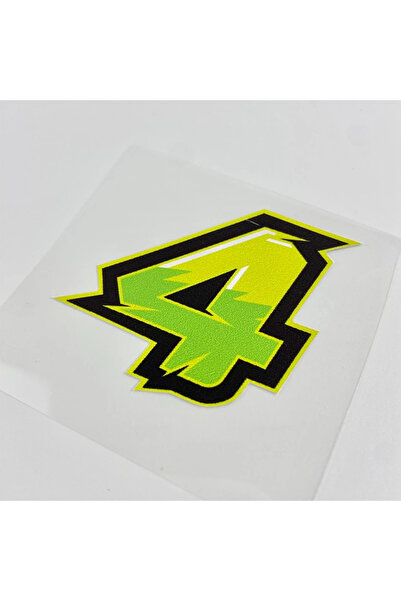 Choice21 Height 5CM CH-LSZ-4-G 1PC Number 012345678910 Motorcycle Stickers Mo...