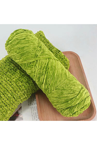 Choice green 95g Chenille Soft Velvet Yarn Blended Knitting Wool Crochet Hand...