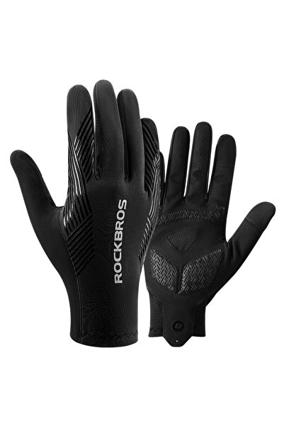 ROCKBROS L S310-02 full gloves Cycling Gloves Spring Summer Gloves Touch Scre...